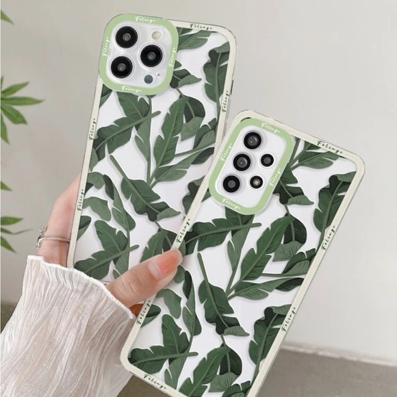⚠️Clearance iPhone 14 Pro Leaf Pattern Phone Case - Picture 2 of 4